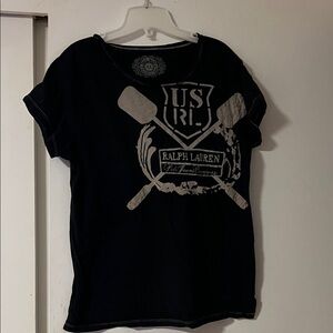 Ralph Lauren Navy Graphic Tee